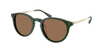 614073 - Solid Green / Dark Brown