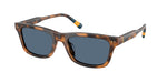 608980 - Shiny Red Havana / Dark Blue