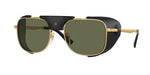 114958 - Gold / Polarized Green