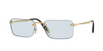 1156 - Gold / Blue Wash