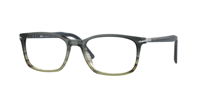 1012 - Grey Striped Green Gradient / Clear