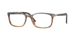 1137 - Striped Grey/Gradient Brown / Clear