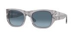 309/Q8 - Transparent Grey / Azure Gradient Blue