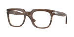 1208 - Striped Brown / Clear