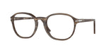 1208 - Striped Brown / Clear