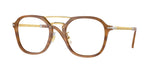 960 - Striped Brown / Transparent