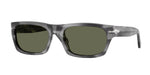 119258 - Striped Grey / Green Polarized
