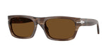 120857 - Striped Brown / Brown Polarized