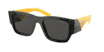 19D5S0 - Black/Yellow Marble / Grey
