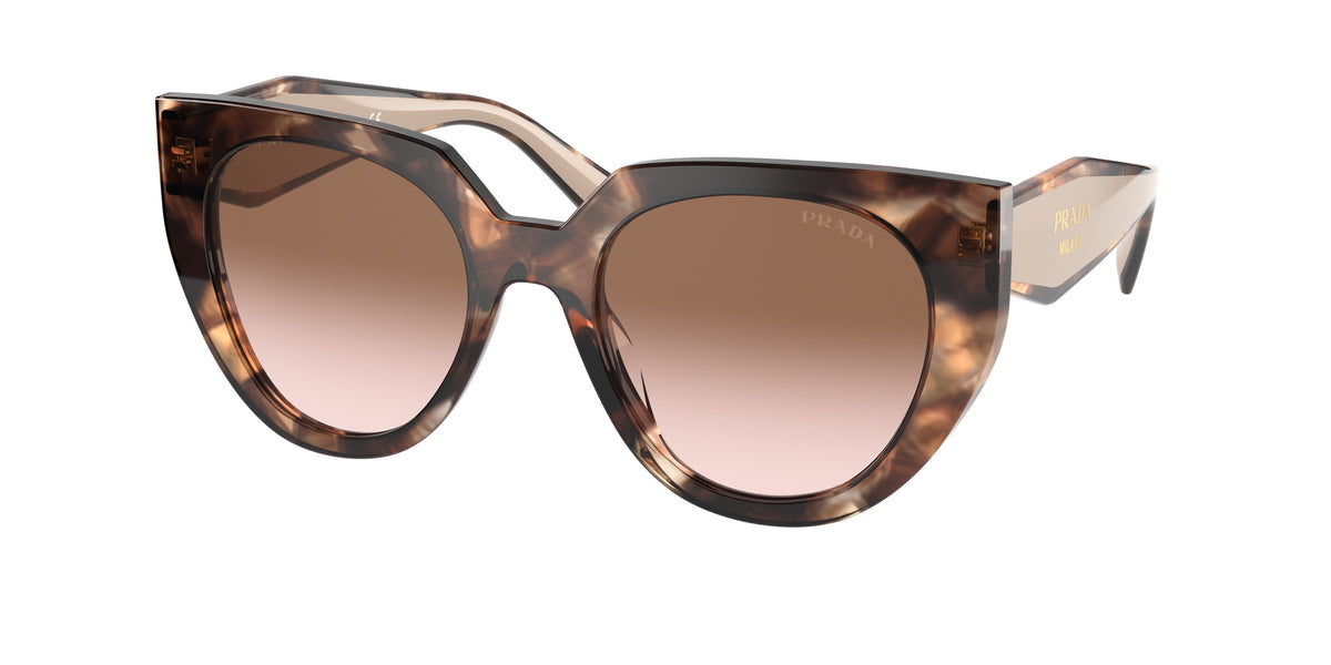 01R0A6 - Caramel Tortoise/Powder / Brown Gradient