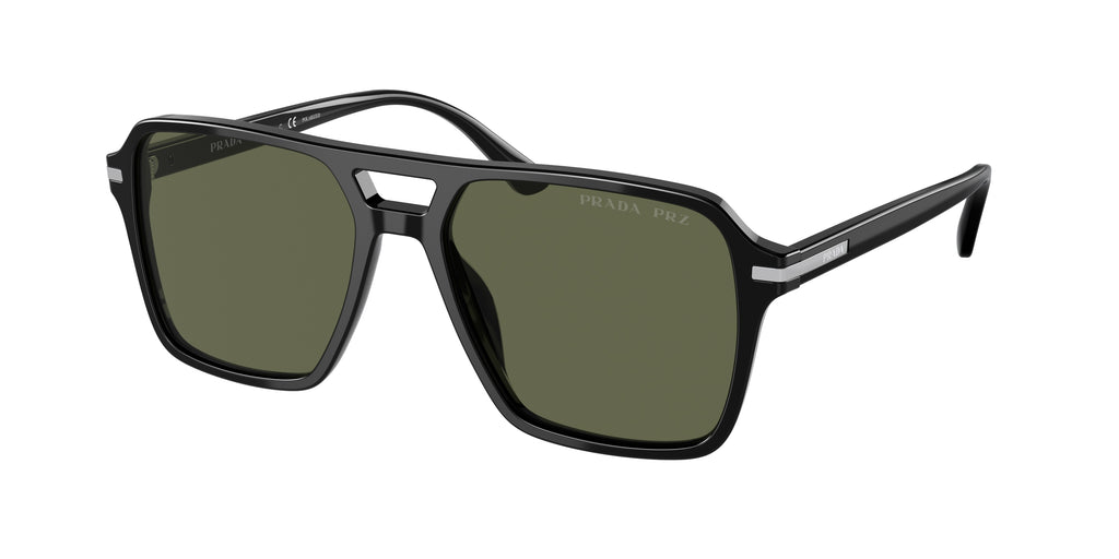 1AB03R - Black / Polarized Green