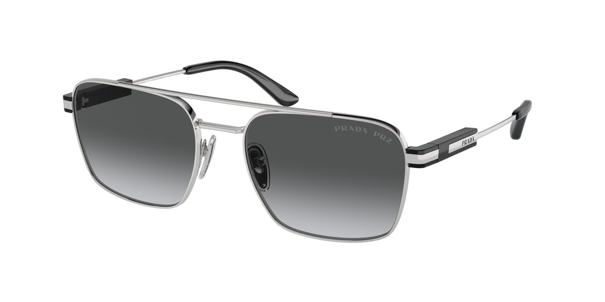 1BC5W1 - Silver / Polarized Grey Gradient
