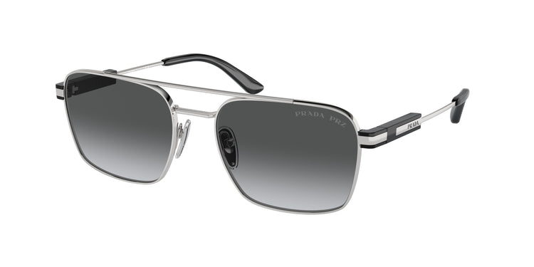 1BC5W1 - Silver / Polarized Grey Gradient
