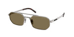 23J90F - Satin Gunmetal / Light Brown