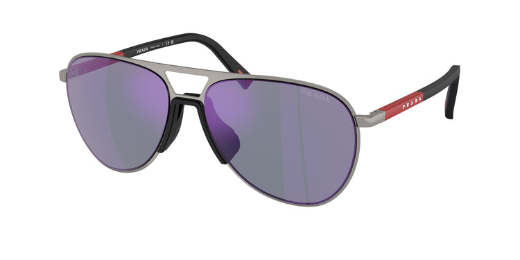 5AV10J - Gunmetal / Dark Blue Mirror Violet