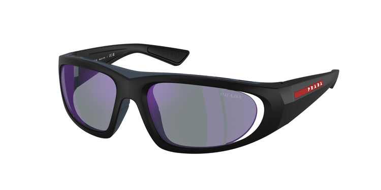 1BO10J - Matte Black / Dark Blue Mirror Violet
