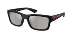 1BO80Z - Matte Black / Light Grey Mirror Silver