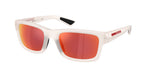 28M90Z - Frosted Crystal / Brown Mirror Orange