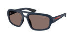 TFY05C - Rubber Blue / Dark Polarized