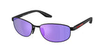 1BO60Z - Matte Black / Violet/Green