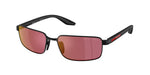 1BO07A - Matte Black / Red Polarized