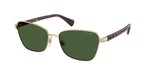 949071 - Shiny Pale Gold / Dark Green