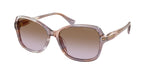 634068 - Striped Brown / Gradient Violet