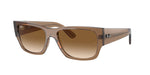664051 - Transparent Light Brown / Clear & Brown
