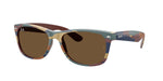 682533 - Brown & Blue Camuflage / Dark Brown