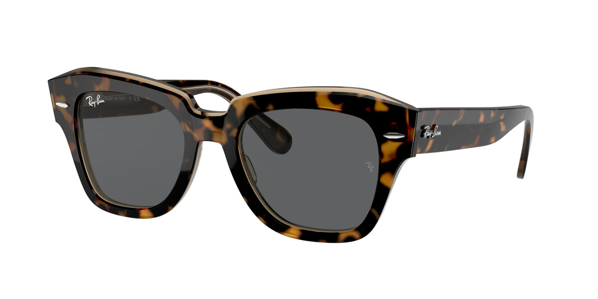 1292B1 - Havana On Transparent Brown / Dark Grey