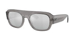 668482 - Transparent Grey / Grey Mirror Gradient Silver Polarized