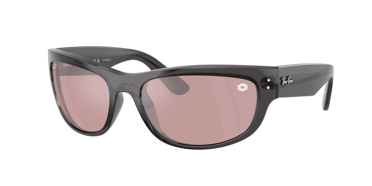 14543E - Transparent Black / Red Polarized