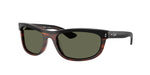 144058 - Black On Havana / Green Polarized