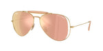 001/7J - Arista Gold / Dark Brown Mirror Rose Gold