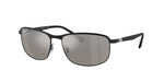 186/5J - Black On Black / Mirror Silver Polarized+