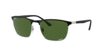 9144P1 - Black On Silver / Dark Green Polarized+