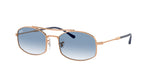 92623F - Rose Gold / Light Blue