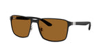 186/BB - Matte Black On Black / Bronze Urban Polarized+