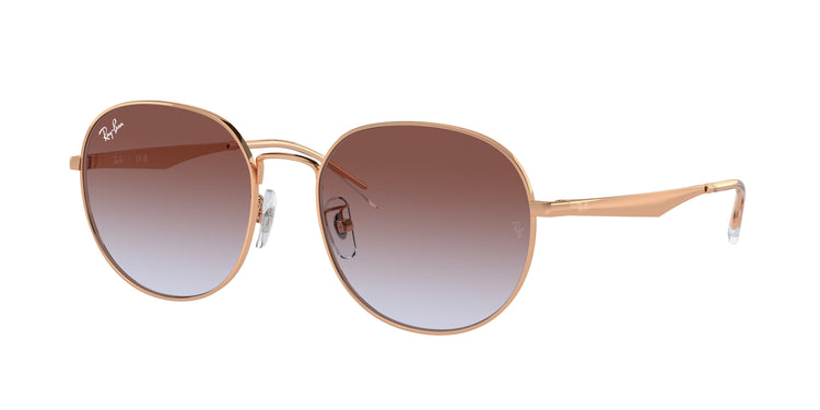 9202I8 - Rose Gold / Light Blue & Violet