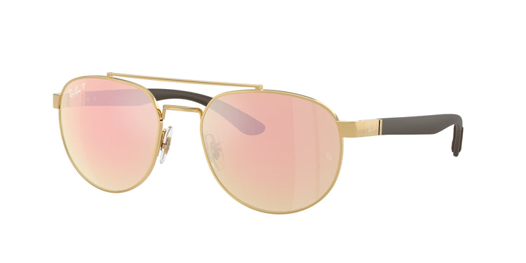 001/I0 - Arista Gold / Orange Mirror Pink Polarized+