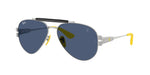 F06480 - Silver / Dark Blue