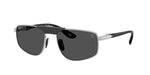 F122K8 - Silver / Polarized Dark Grey Chromance