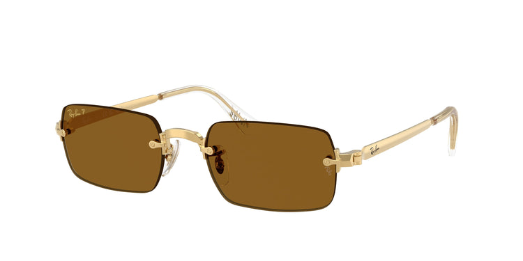 001/83 - Arista Gold / Dark Brown Polarized