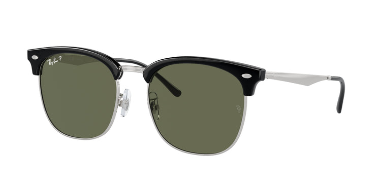 66709A - Black On Silver / Dark Green Polarized