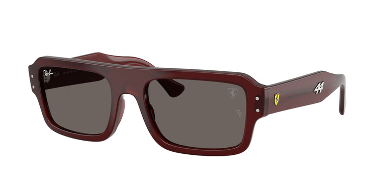 F710B1 - Red Trasparent / Dark Grey