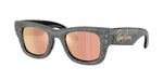 68657J - Black / Dark Brown Mirror Rose Gold