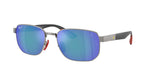 F0014L - Gunmetal / Polarized Grey Mirror Blue