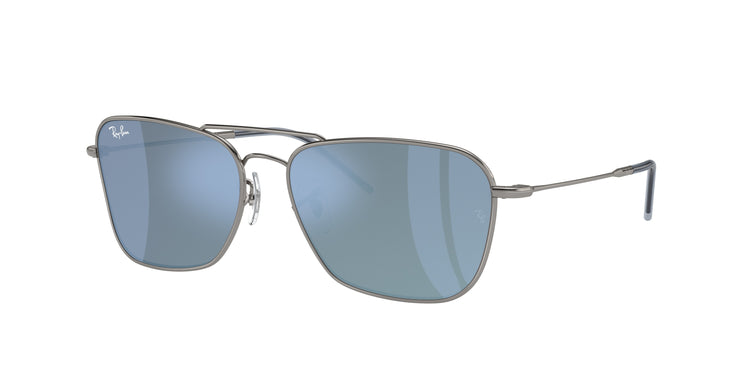 004/GA - Gunmetal / Light Blue