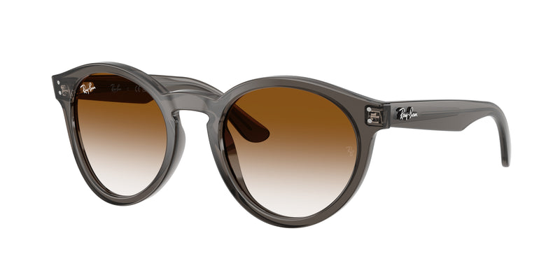 6707CB - Transparent Dark Grey / Clear Gradient Brown