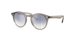 72207B - Transparent Grey / Clear Gradient Blue Mirror Silver